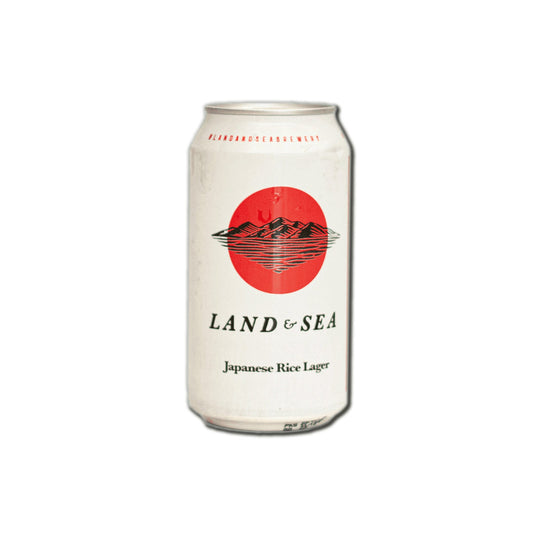 Land & Sea Japanese Rice Lager 375ml - Booze House