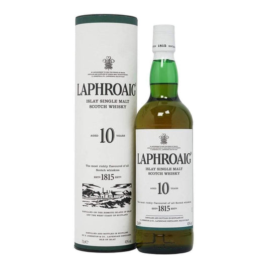 Laphroaig 10 Year Old Single Malt Scotch Whisky 700mL - Booze House