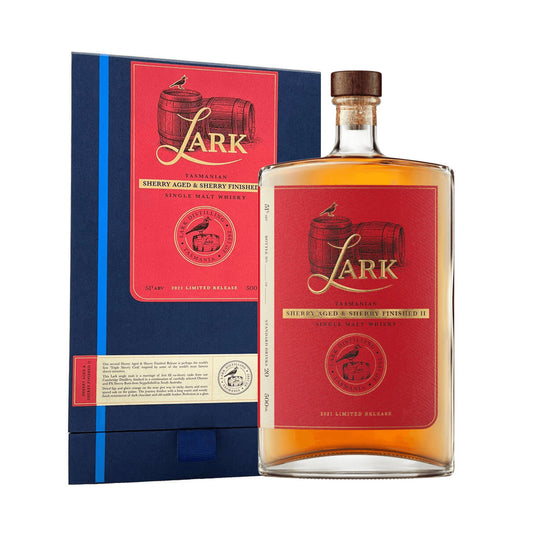 Lark Distillery Sherry Aged & Sherry Finished II Single Malt Australian Whisky 500ml - Booze House
