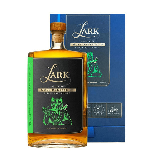 Lark Distillery Wolf Release IV Single Malt Whisky 500ml - Booze House