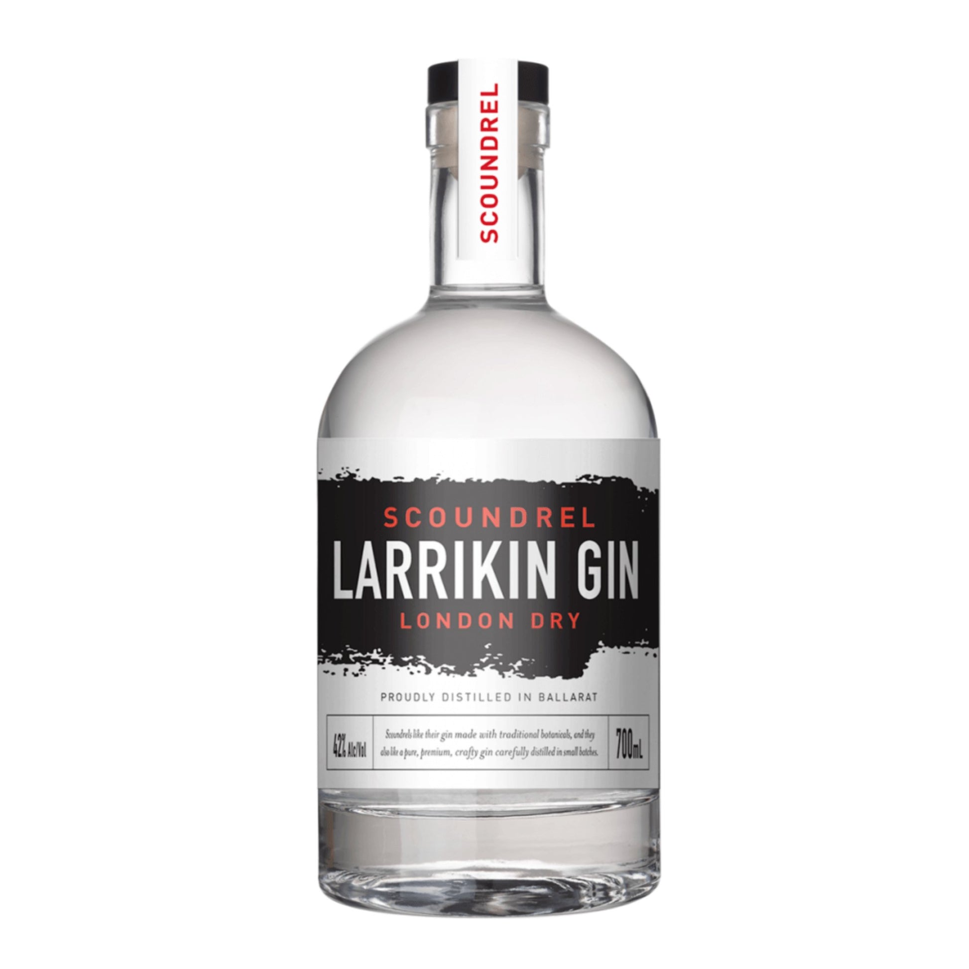 Larrikin Gin Scoundrel London Dry 700ml - Booze House