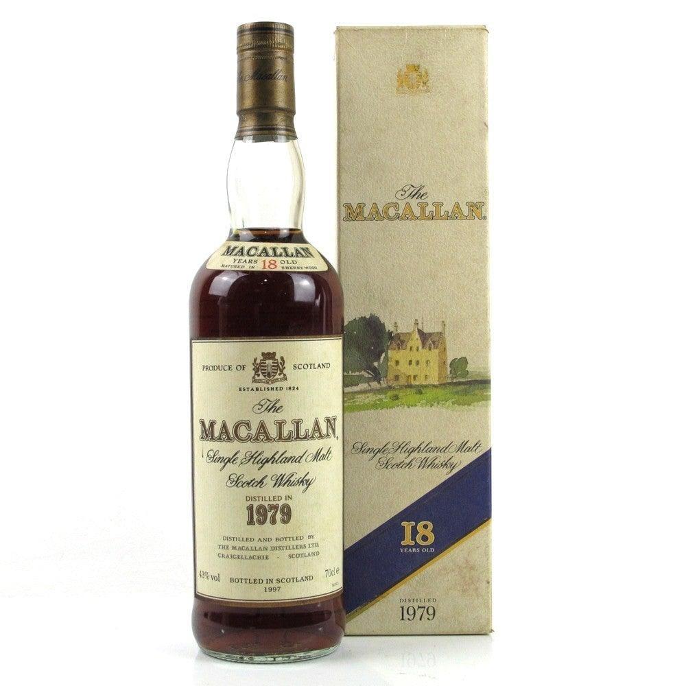 Macallan 18yo 1979 Single Malt Scotch whisky 700ml - Booze House