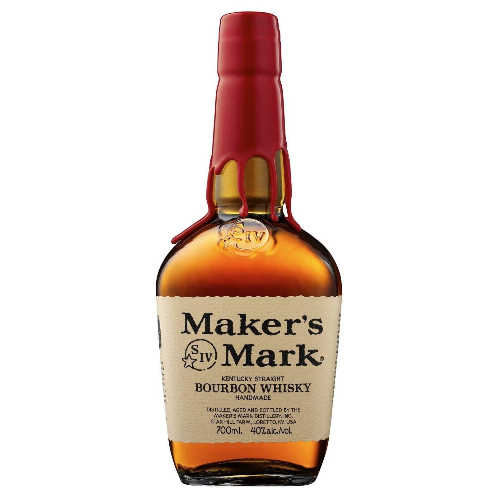 Makers Mark Kentucky Straight Bourbon Whisky 700mL - Booze House