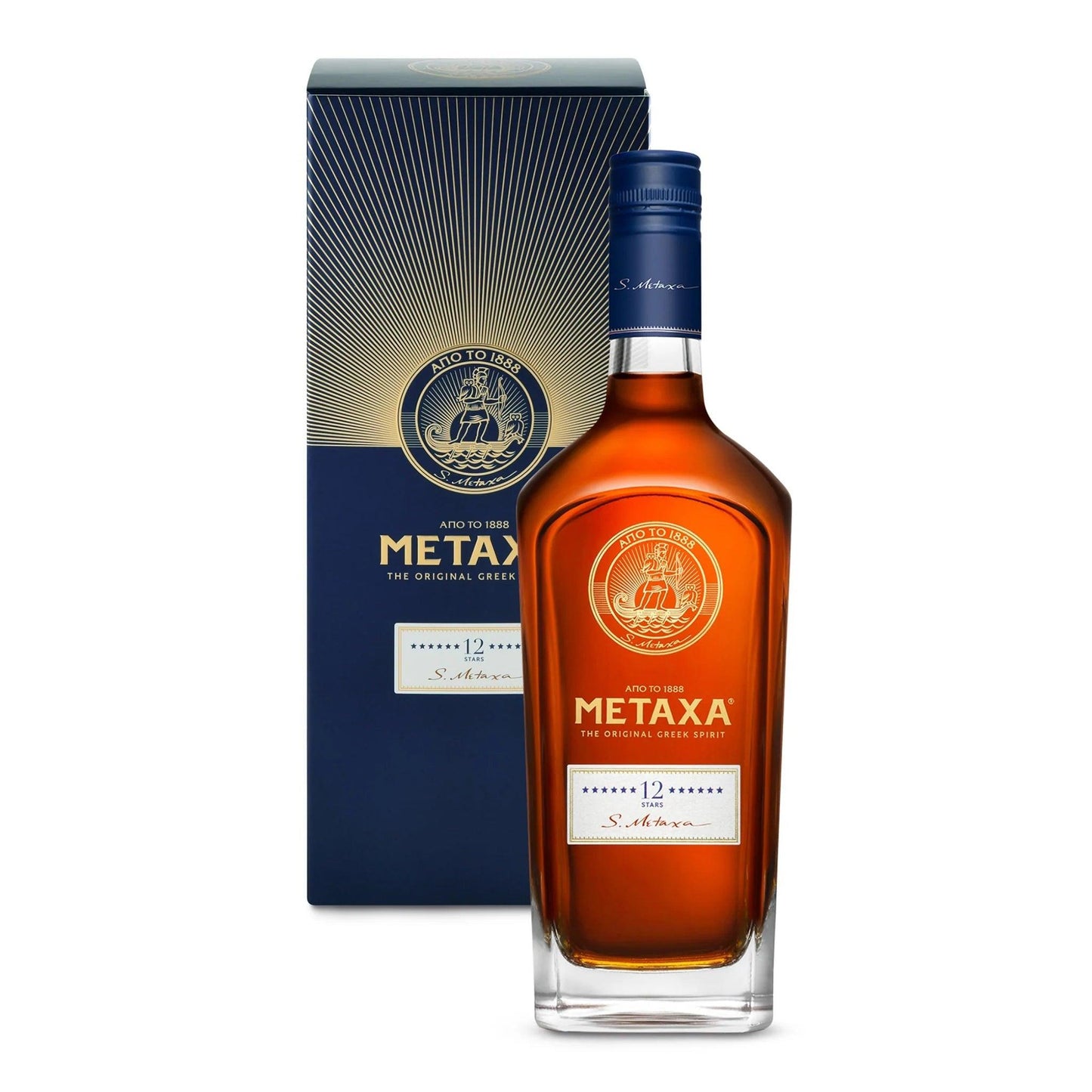 Metaxa 12 Star Brandy 700mL - Booze House