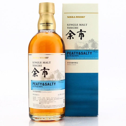 Nikka Yoichi Peated & Salty Single Malt Japanese Whisky 500ml - Booze House