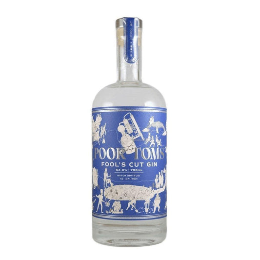 Poor Toms Fools Cut Gin 700mL - Booze House