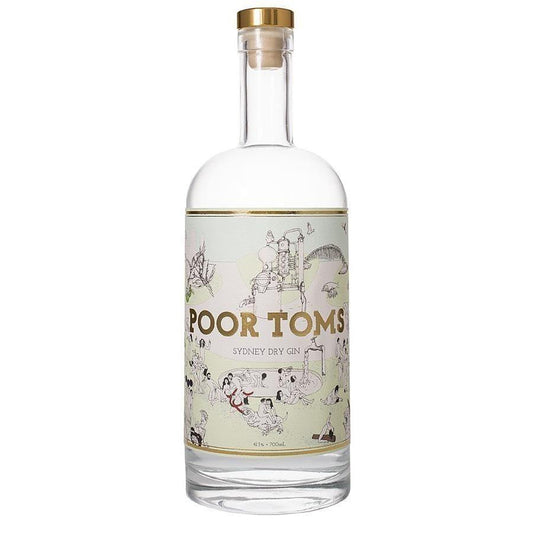 Poor Toms Sydney Dry Gin 700mL - Booze House
