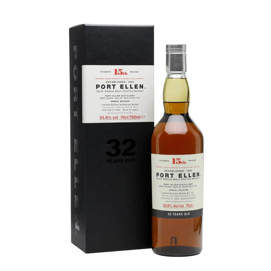 Port Ellen 1983 15th Release 32 Year Old Single Malt Scotch Whisky 700ml - Booze House