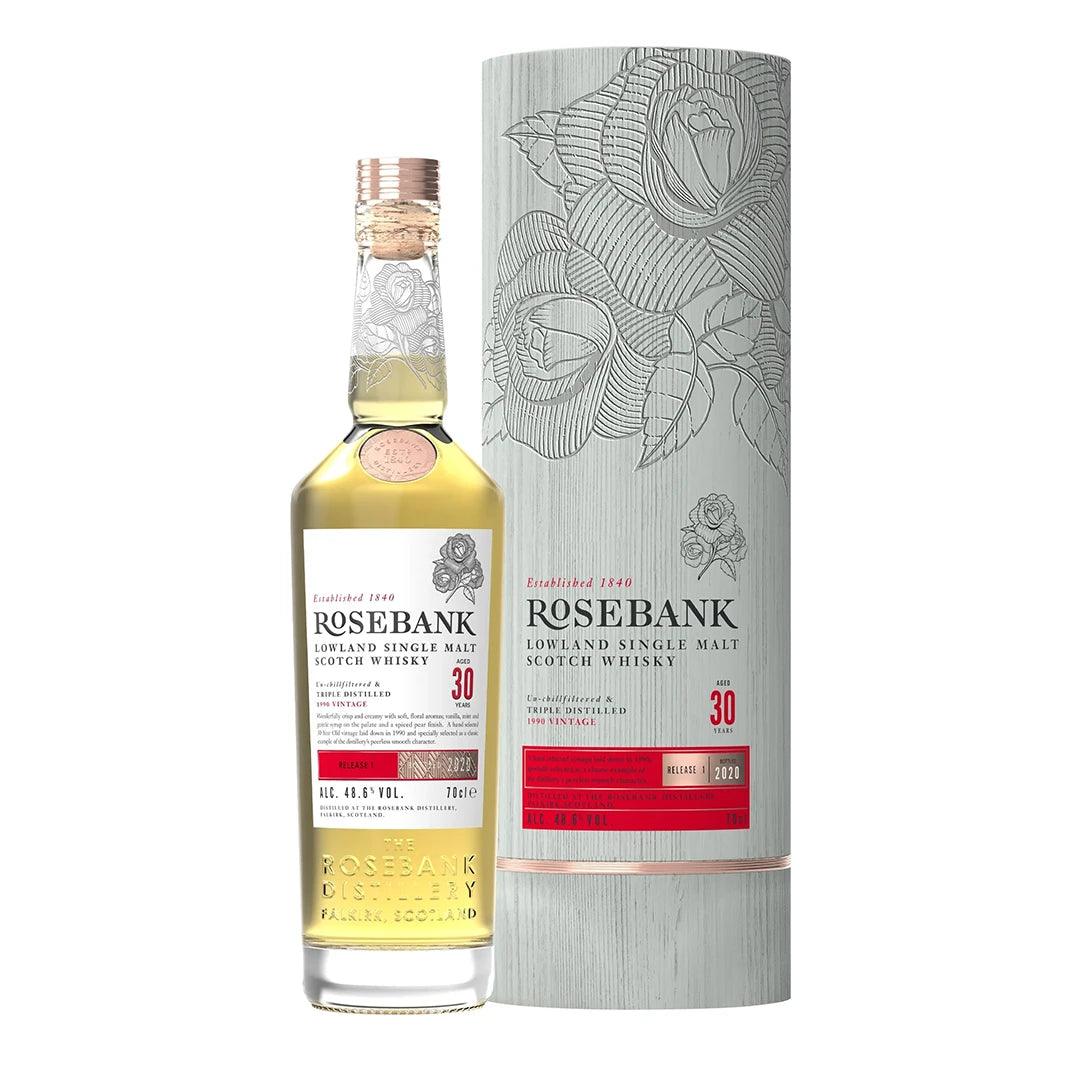 Rosebank 30YO Release 1 (2020) Single Malt Scotch Whisky 700ml - Booze House