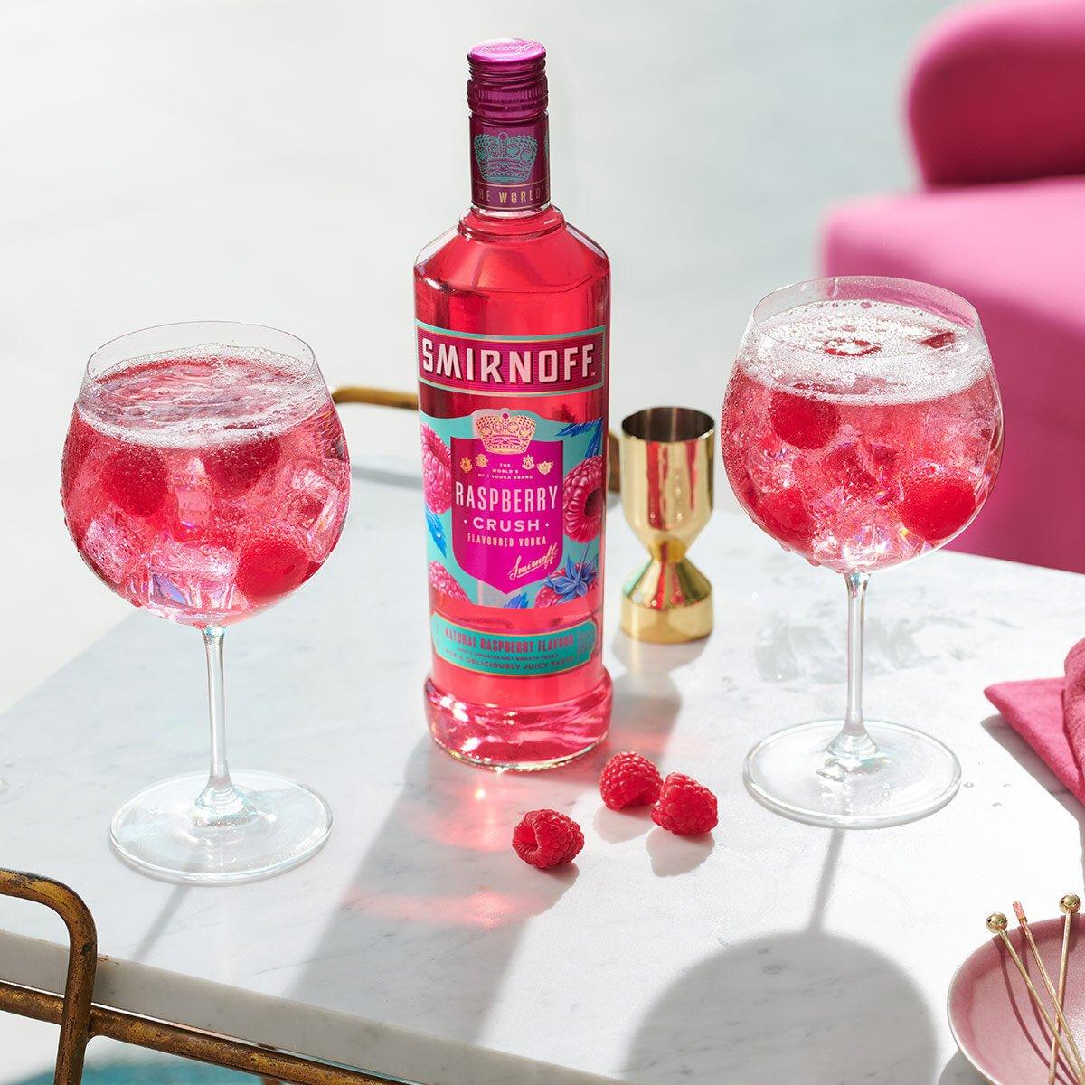 Smirnoff Raspberry Crush Flavoured Vodka 700mL - Booze House