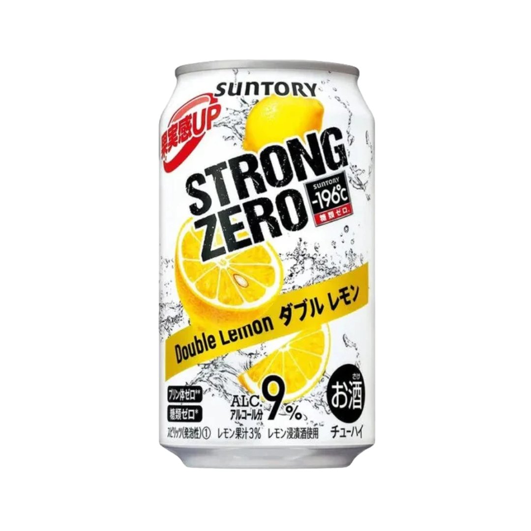 Suntory Strong 9% Zero -196 Double Lemon 350ml - Booze House