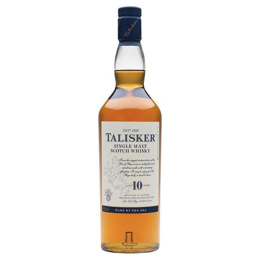 Talisker 10 Year Old Single Malt Scotch Whisky 700mL - Booze House