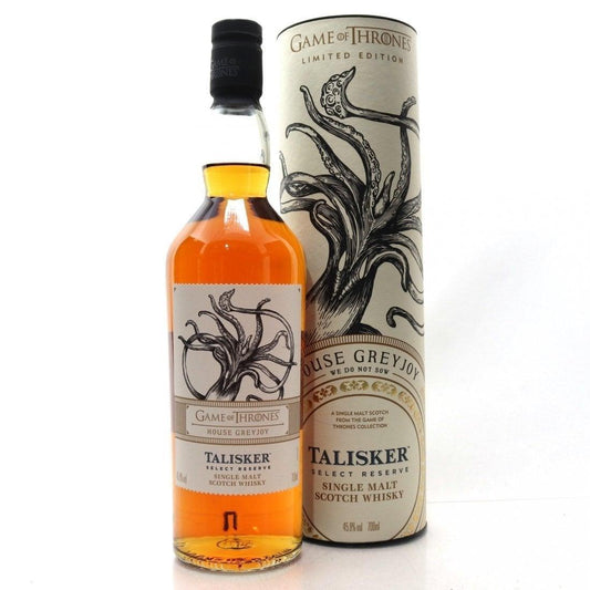 Talisker Select Reserve Game of Thrones House of Greyjoy Single Malt Whisky 700mL - Booze House