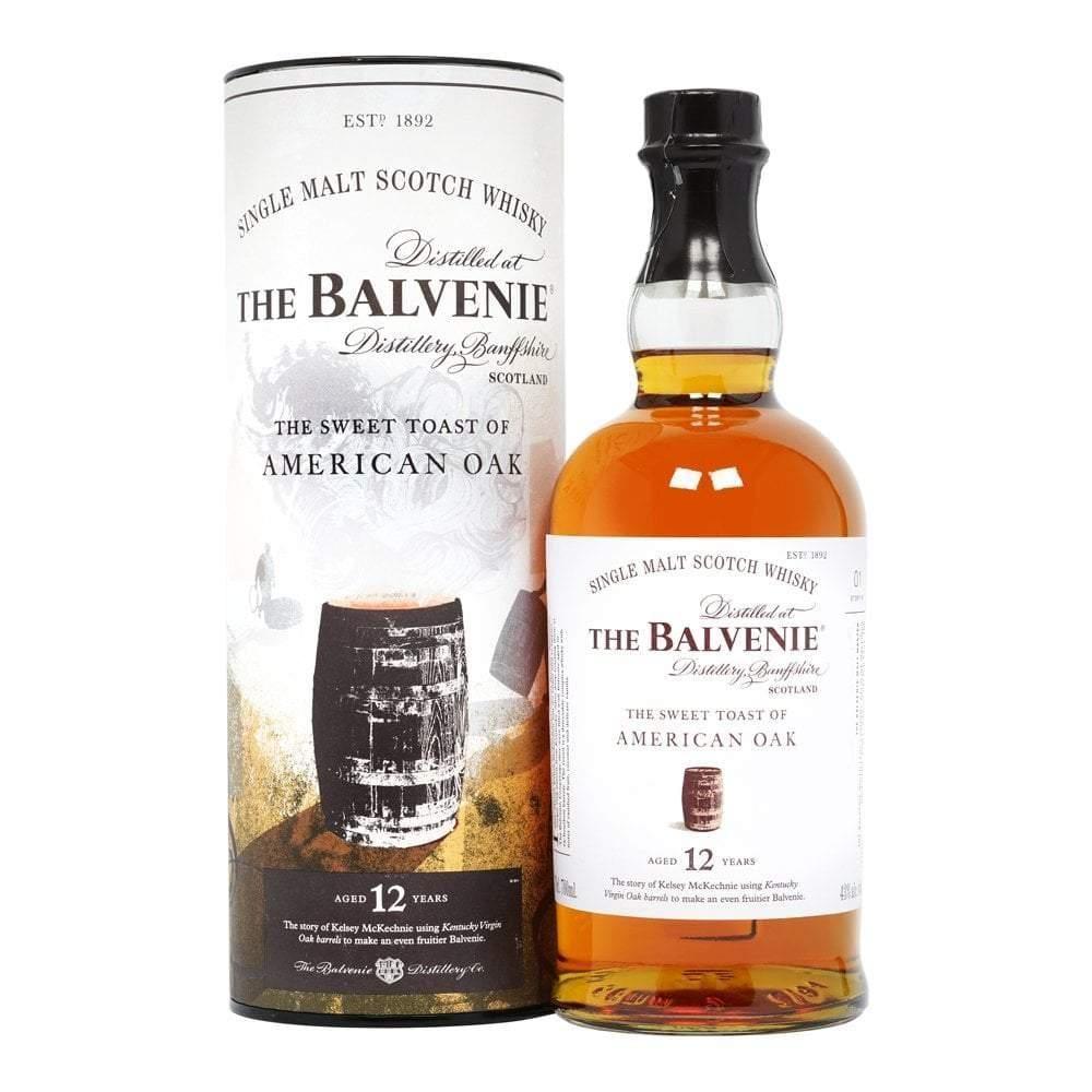 The Balvenie 12 Year Old American Oak Single Malt Scotch Whisky 700ml - Booze House