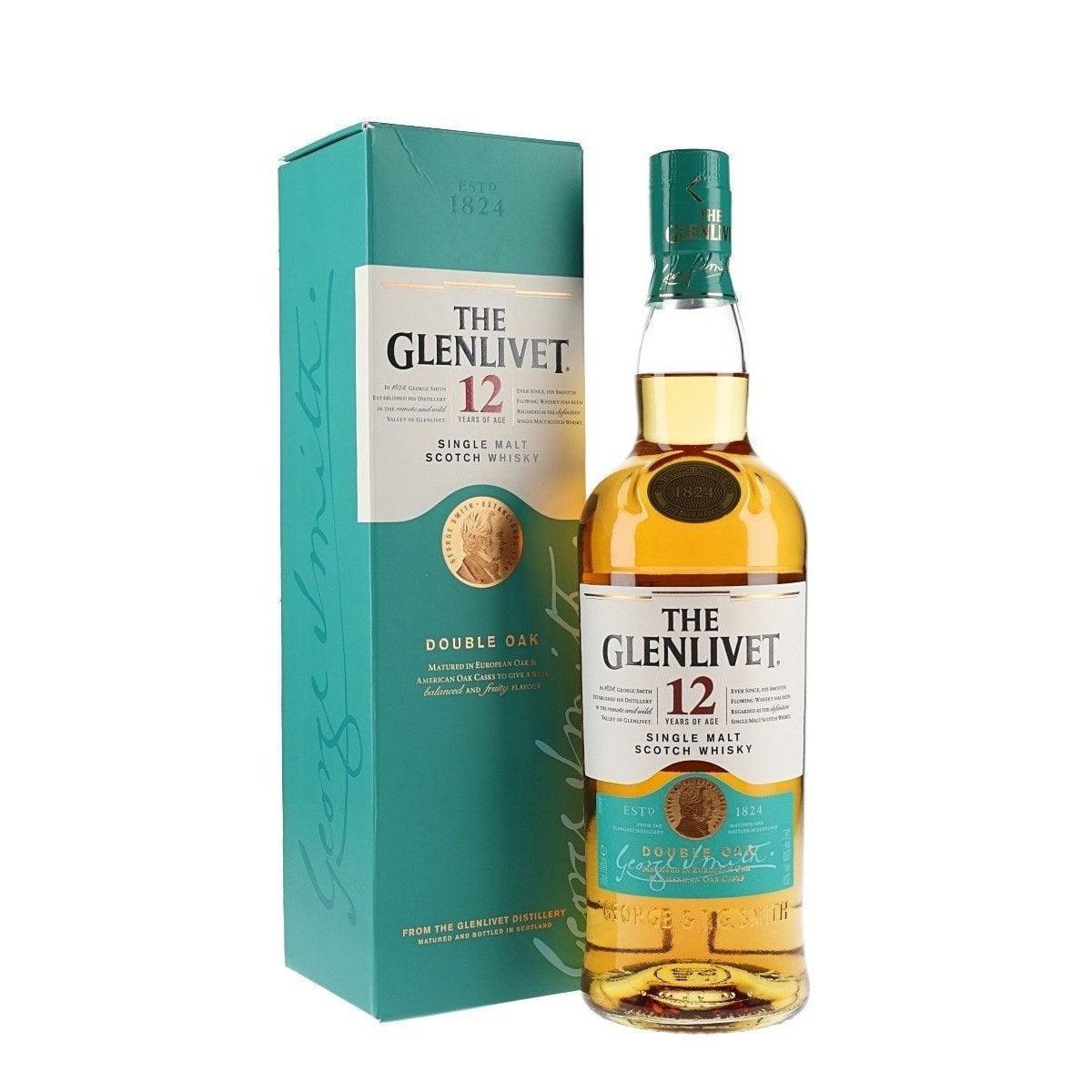 The Glenlivet 12 Year Single Malt Scotch Whisky 700ml - Booze House