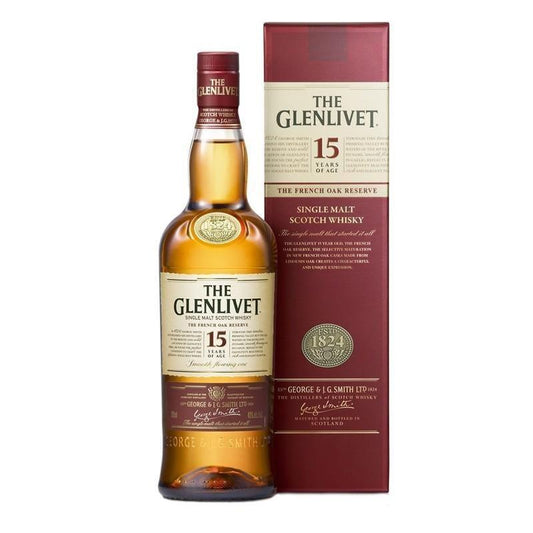 The Glenlivet 15 Year Old Single Malt Scotch Whisky 700mL - Booze House