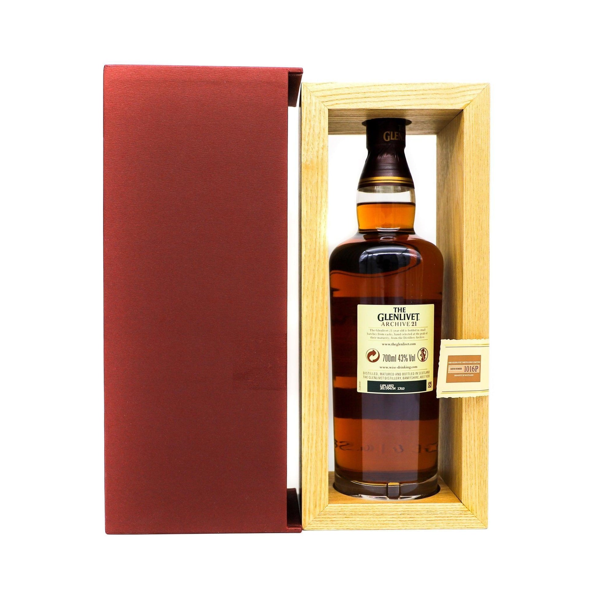 The Glenlivet Archive 21 Year Old Single Malt Scotch Whisky 700mL - Booze House