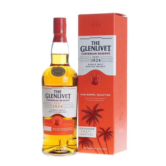 The Glenlivet Caribbean Reserve Single Malt Scotch Whisky 700mL - Booze House