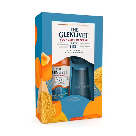The Glenlivet Founders Reserve Giftpack Single Malt Scotch Whisky 700mL - Booze House