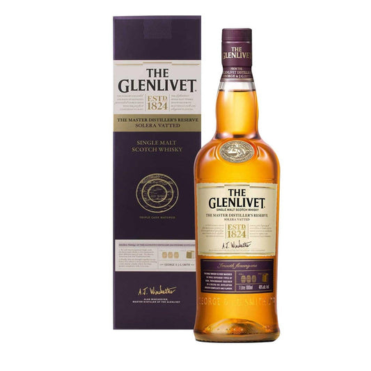 The Glenlivet Solera Vatted Single Malt Scotch Whisky 1L - Booze House