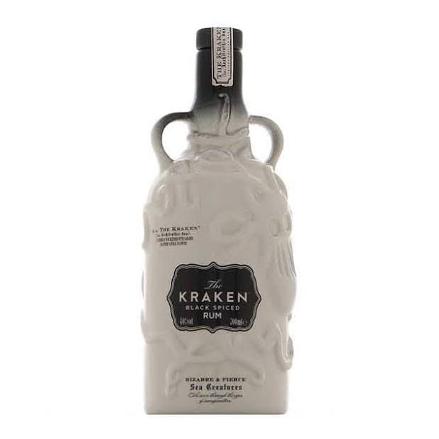 The Kraken Limited Edition White Ceramic Spiced Rum 700mL - Booze House