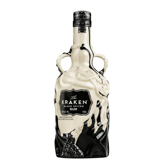 The Kraken White and Black Ceramic Limited Edition Spiced Rum 700ml - Booze House