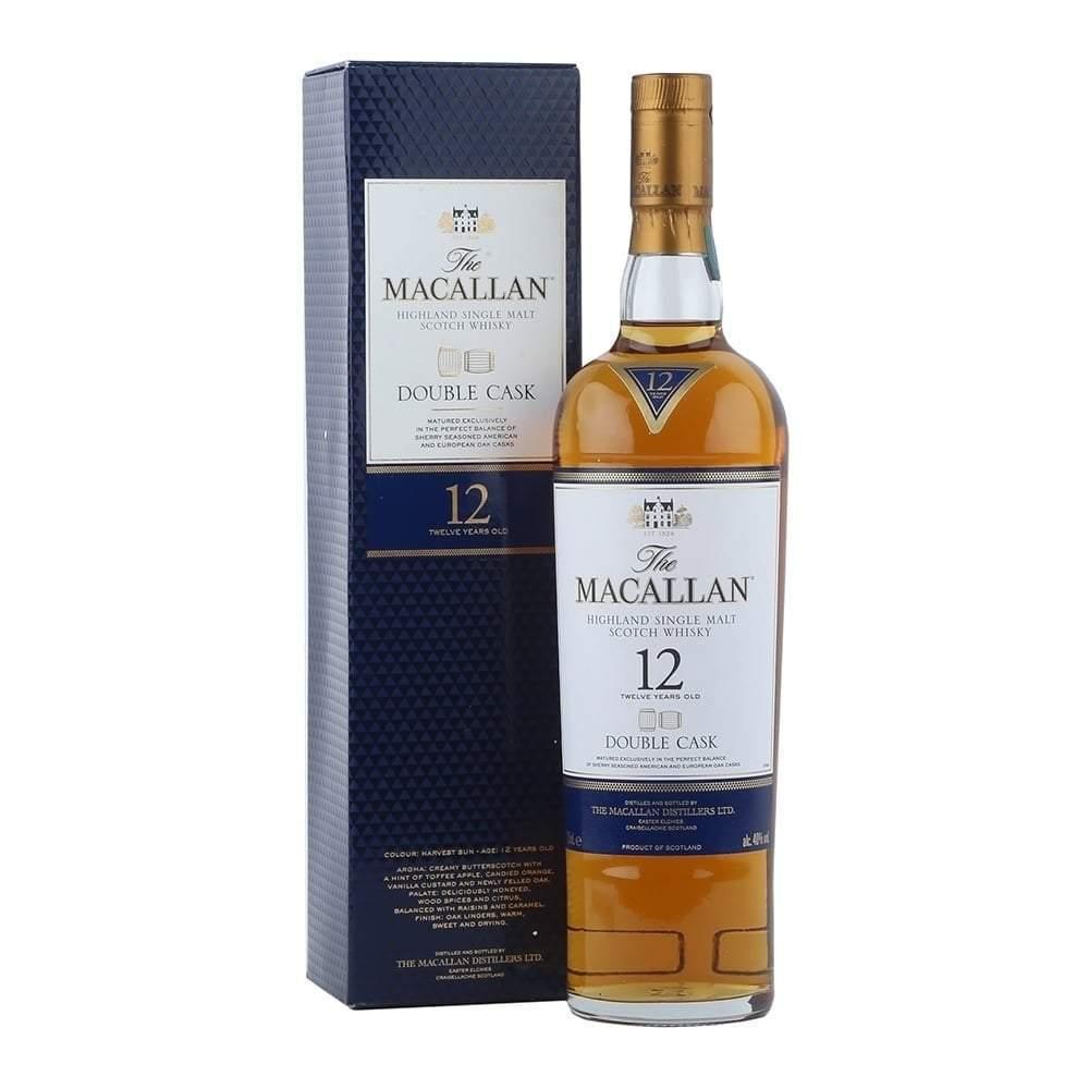The Macallan 12 Year Old Double Cask Single Malt Scotch Whisky 700ml - Booze House