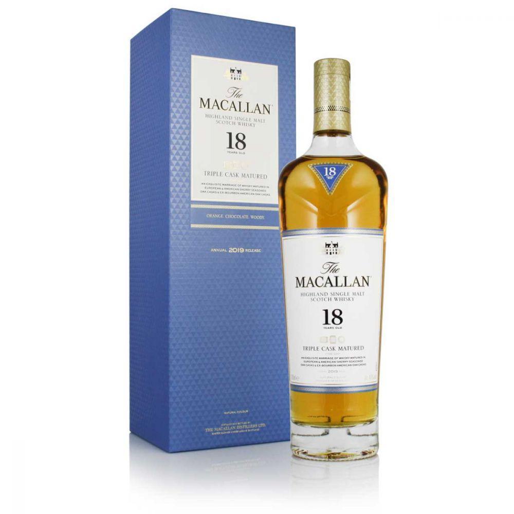 The Macallan 18 Year Old Triple Cask Single Malt Scotch Whisky 700mL - Booze House