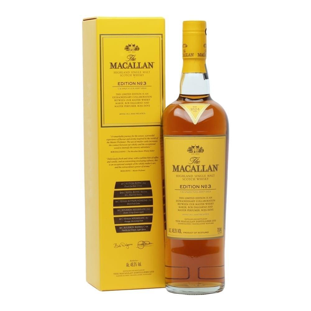 The Macallan Edition 3 Single Malt Scotch Whisky 700mL - Booze House
