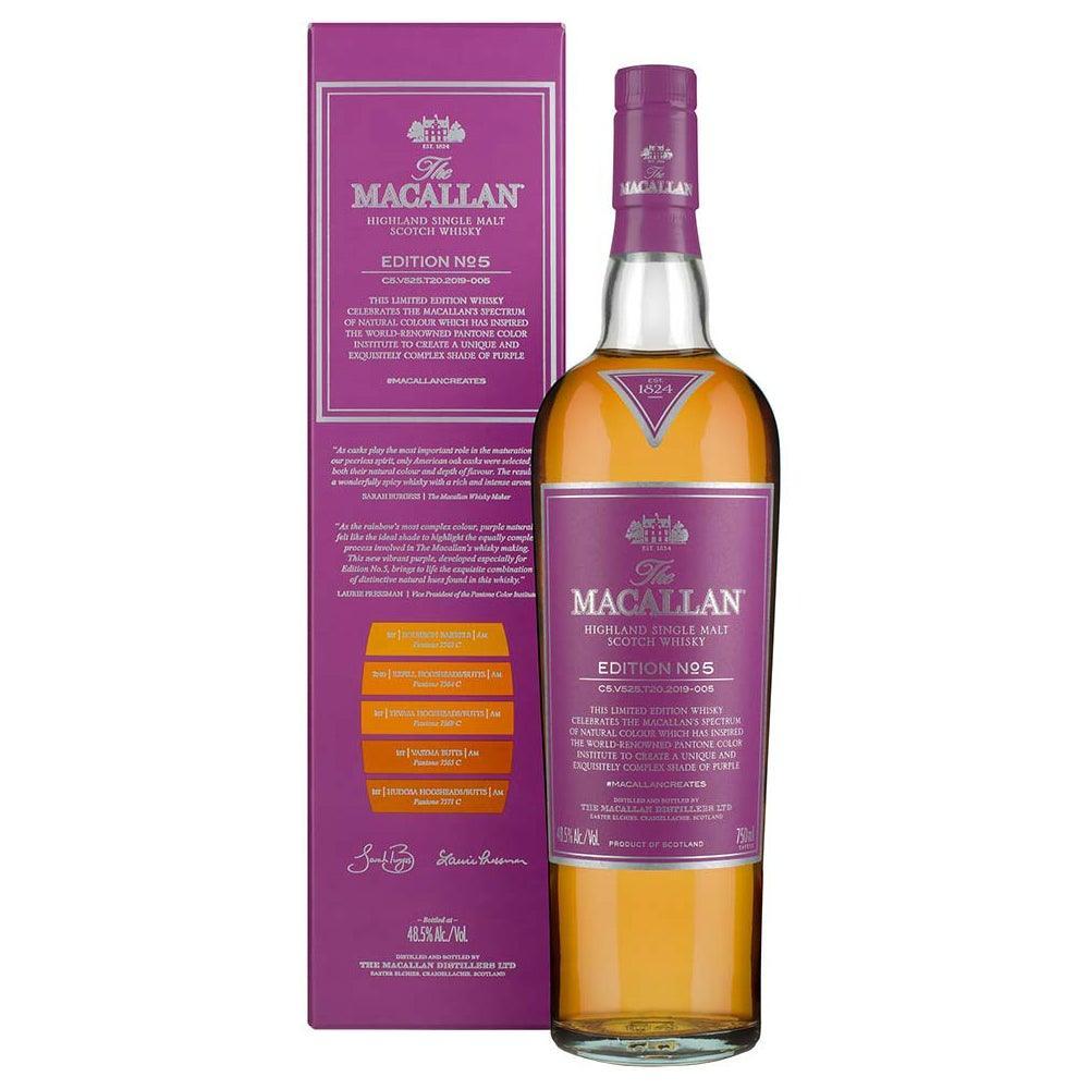 The Macallan Edition 5 Single Malt Scotch Whisky 700mL - Booze House