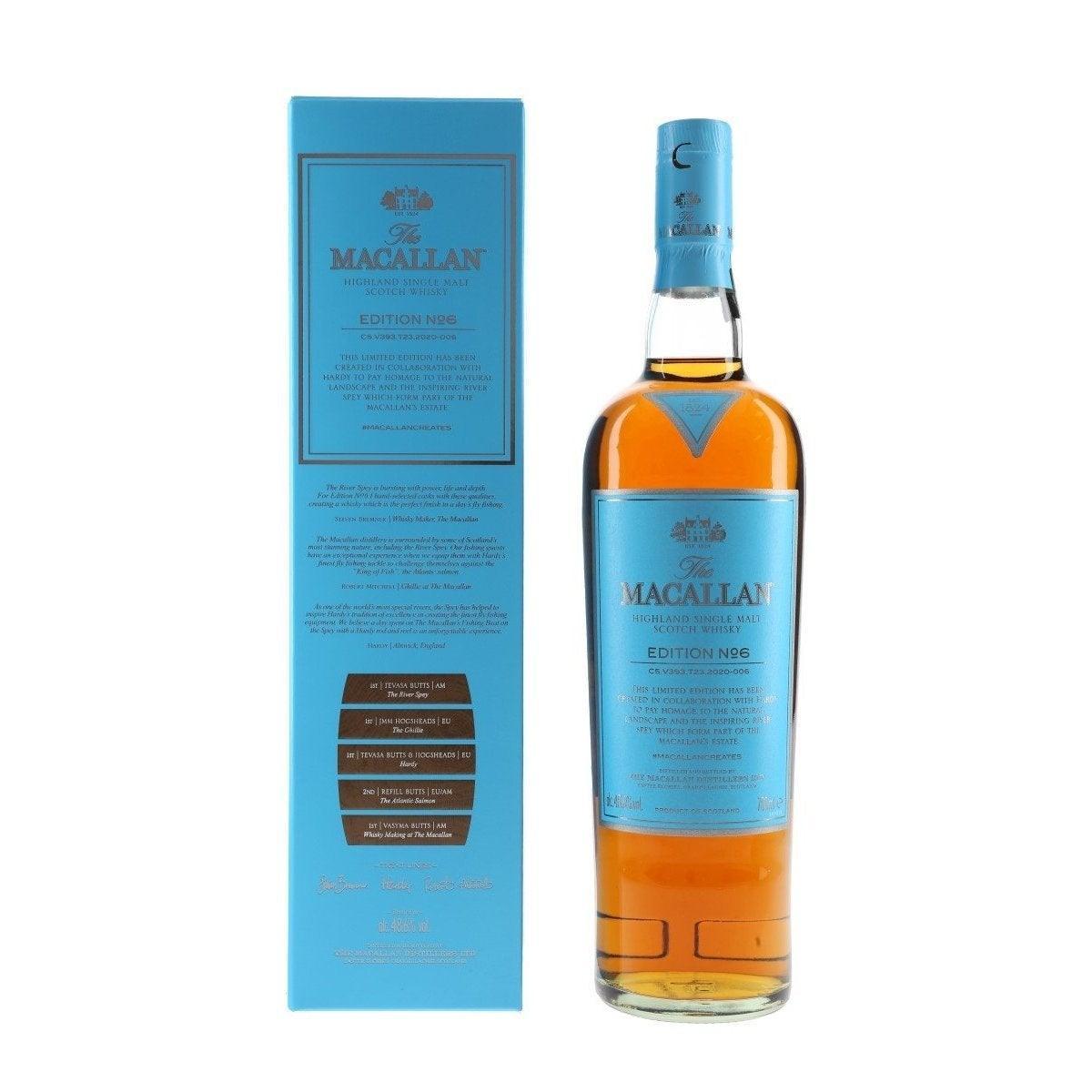The Macallan Edition 6 Limited Edition Scotch Whisky 700ml - Booze House