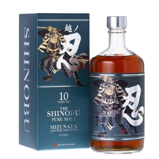 The Shinobu 10 Year Old Mizunara Oak Japanese Whisky 700mL - Booze House