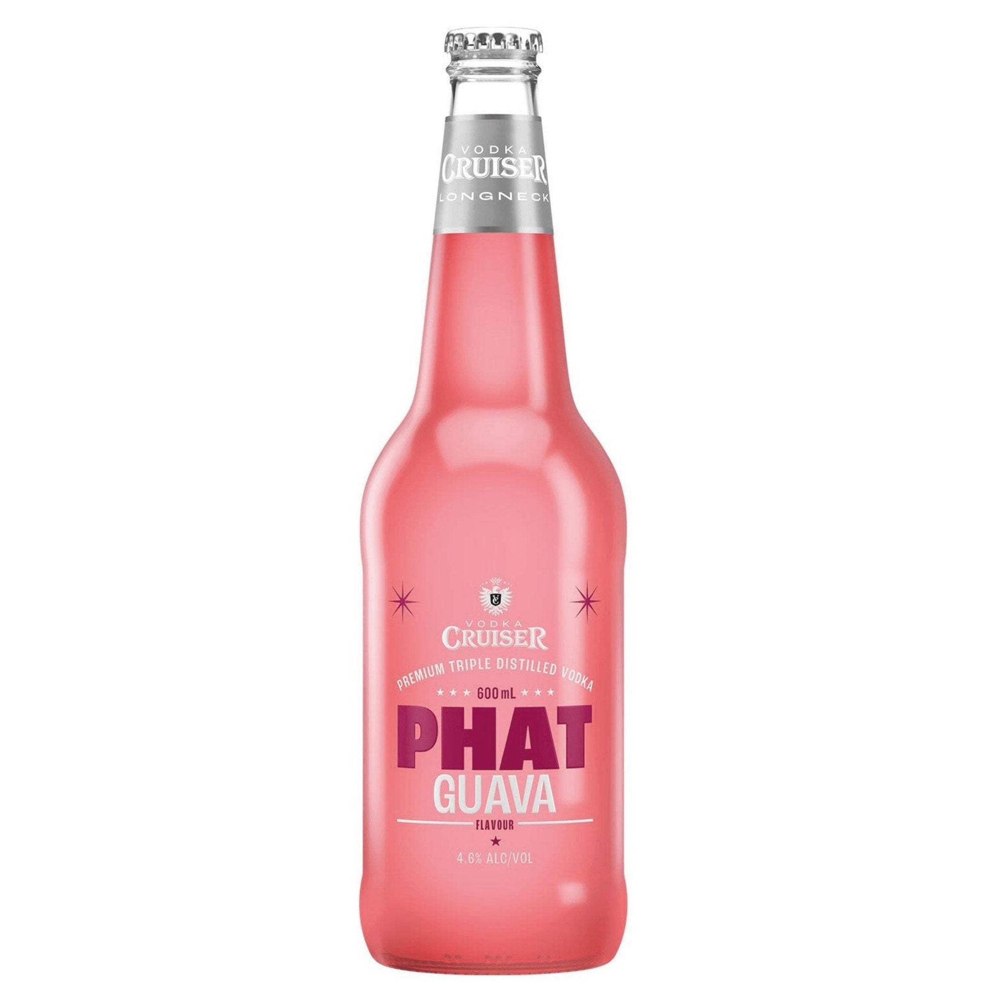 Vodka Cruiser Phat Guava Longneck Bottle 600mL - Booze House