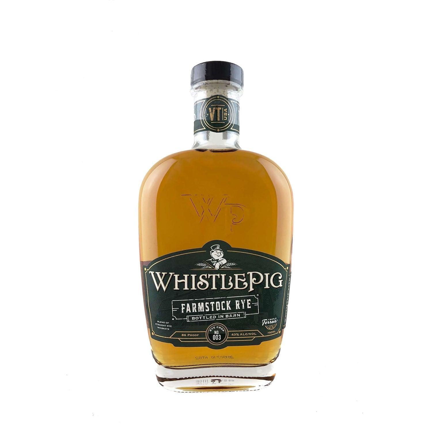 WhistlePig Farmstock Rye Whiskey 750ml - Booze House