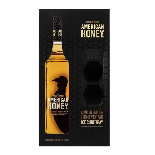 Wild Turkey American Honey Limited Edition HoneyComb Gift Pack 700ml - Booze House