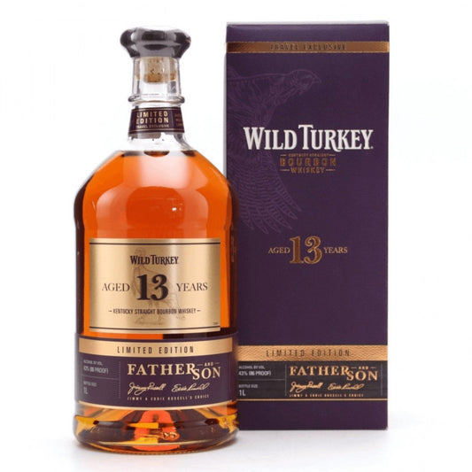 Wild Turkey Father & Son Edition 13 Year Old Bourbon Whiskey 1L - Booze House