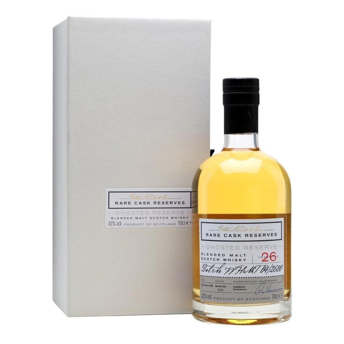 William Grant & Sons Rare Cask Ghosted Reserve 26 Year Old Scotch Whisky 700mL - Booze House