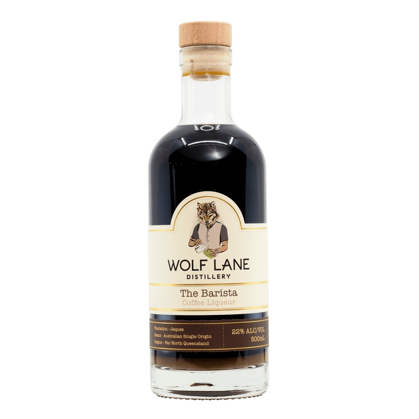 Wolf Lane Distillery The Barista Coffee Liqueur 500mL - Booze House